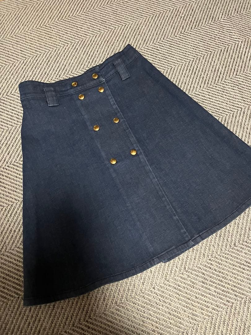 LOUIS VUITTONのデニムスカート40