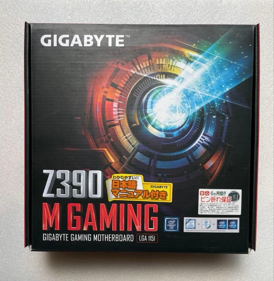 Gigabyte Z390 M Gaming M-ATX マザーボード