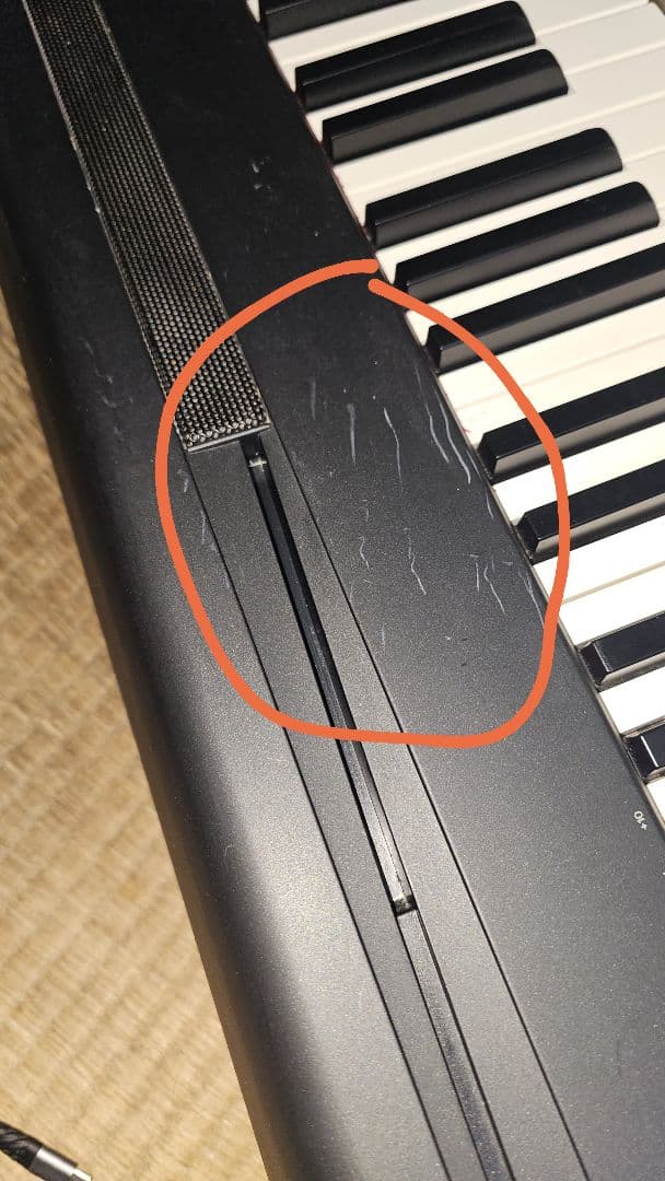 88鍵 電子ピアノ USB接続とヘッドオン