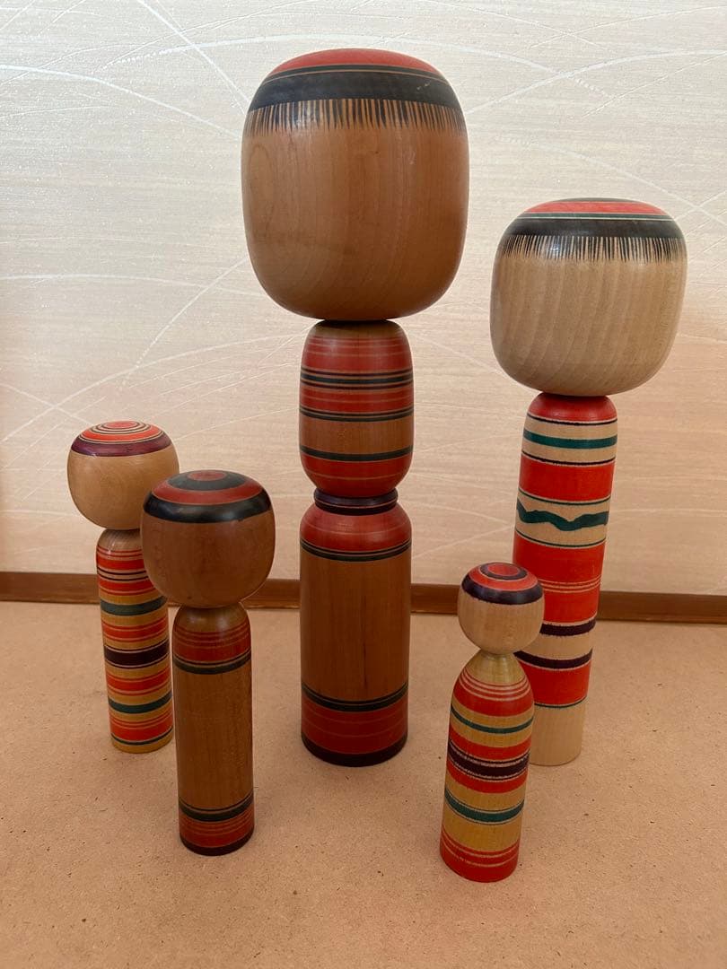 こけし 弥治郎系 高橋精志 5本セット