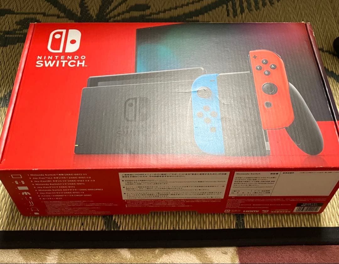 Nintendo Switch ネオンブルー/ネオンレッド 本体とケース