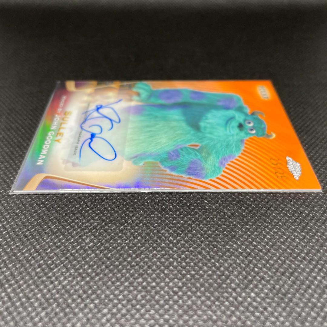 SULLEY /25 Autograph／Topps Chrome Disney
