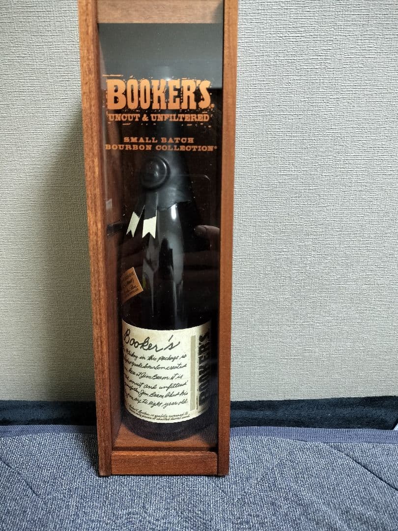 ブッカーズ 木箱付き ウイスキー750ml 1本　新品未開封
