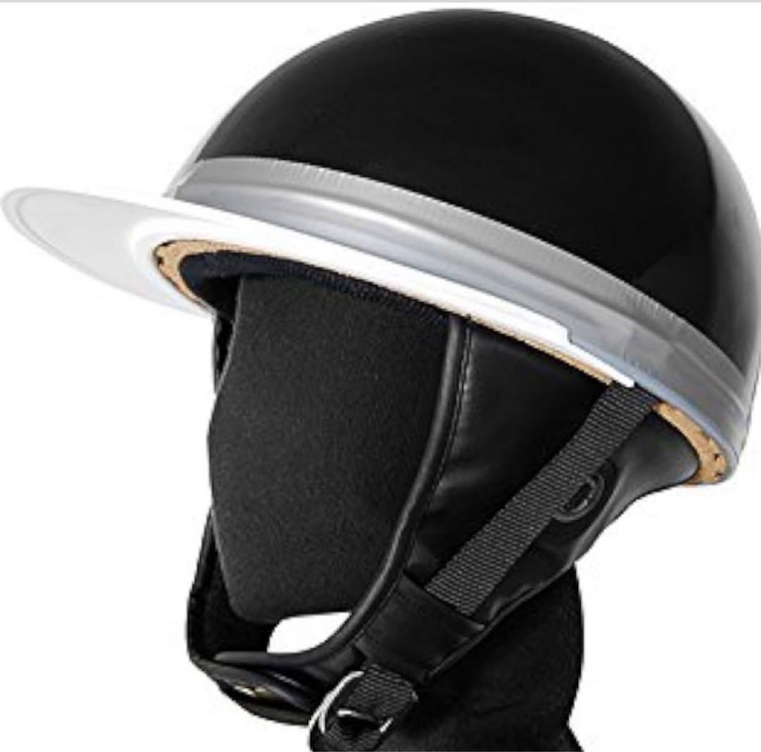 コルク半　三つボタン　黒