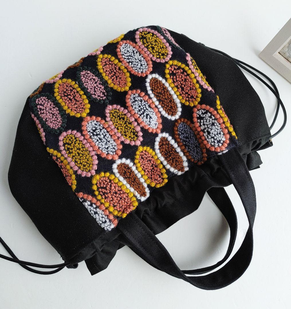 1点のみミナペルホネン 激レアtarte 小ぶり巾着バッグ ショルダーにも