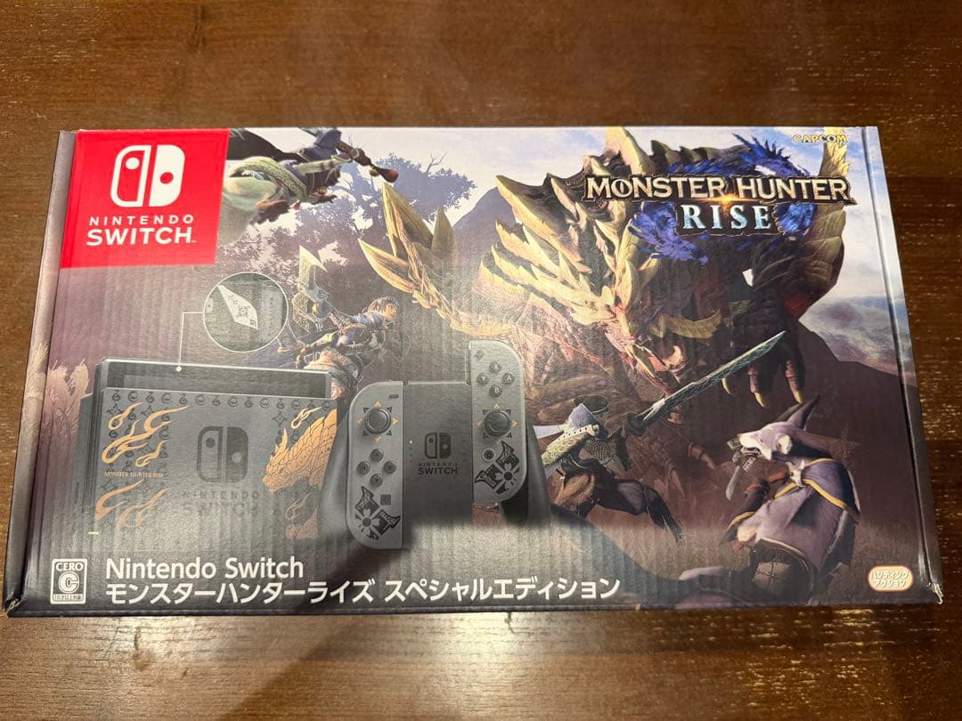 Nintendo Switch 本体　モンスターハンターライズモデル　初期化済み
