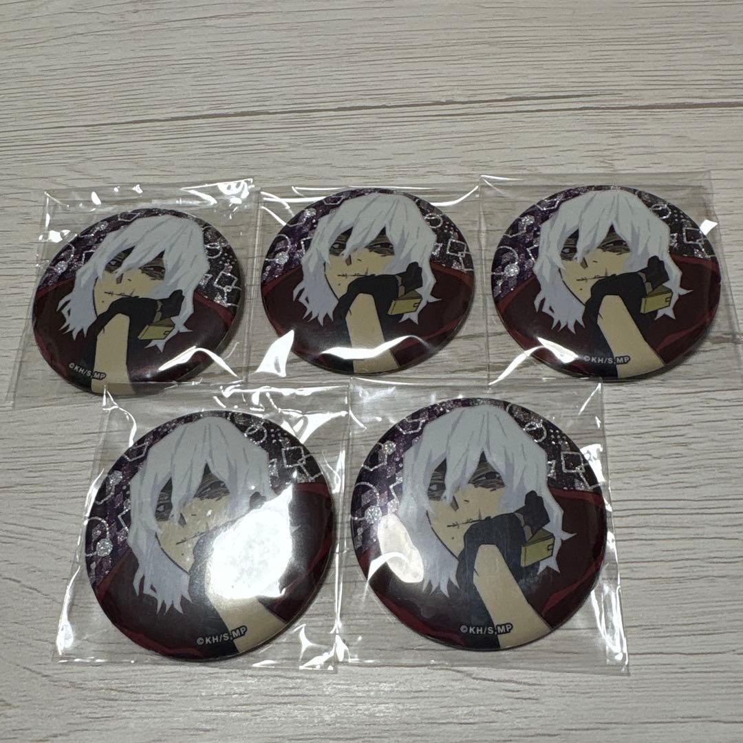 死柄木弔　グリッター缶バッジ　5個セット