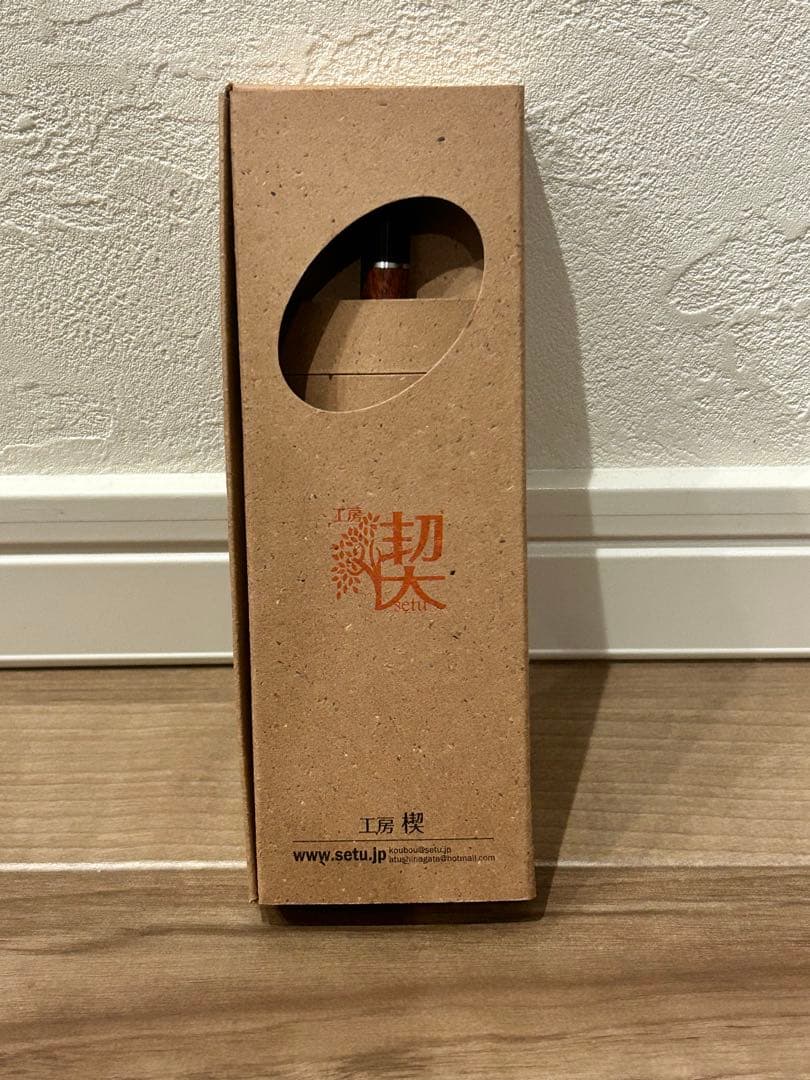 【新品未使用】工房楔　芯ケース　花梨ちぢみ杢•トラ杢