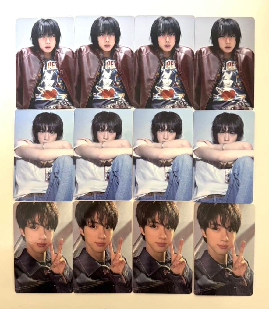 BTS ジン JIN Echo ユニバ UMS ラキドロ 4セット 12枚