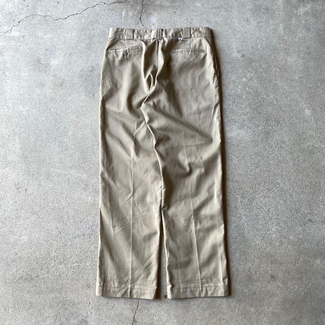80s チビタグ Dickies USA製 874 ワークパンツ W34 L32