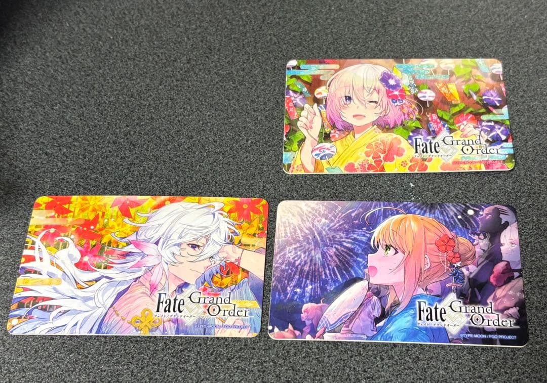 Fate/Grand Order Googleプレイカード　限定デザイン３種