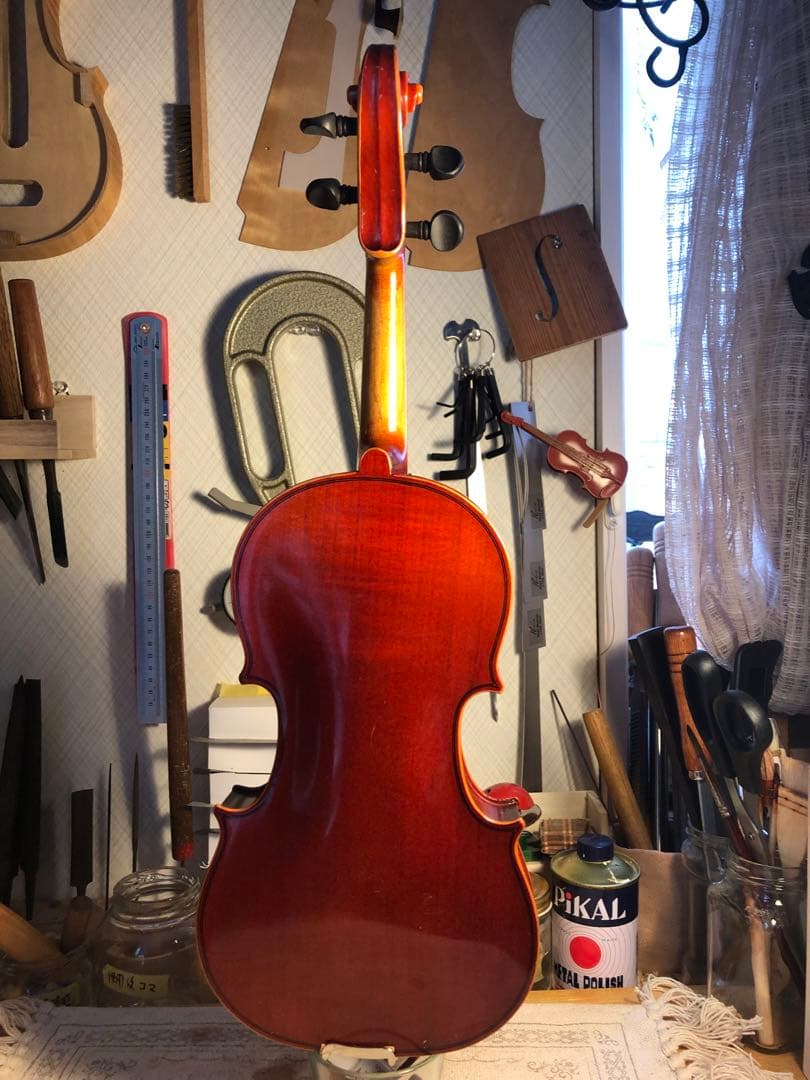 【駒&魂柱調整済】Suzuki分数バイオリンNo220 1/4 1971