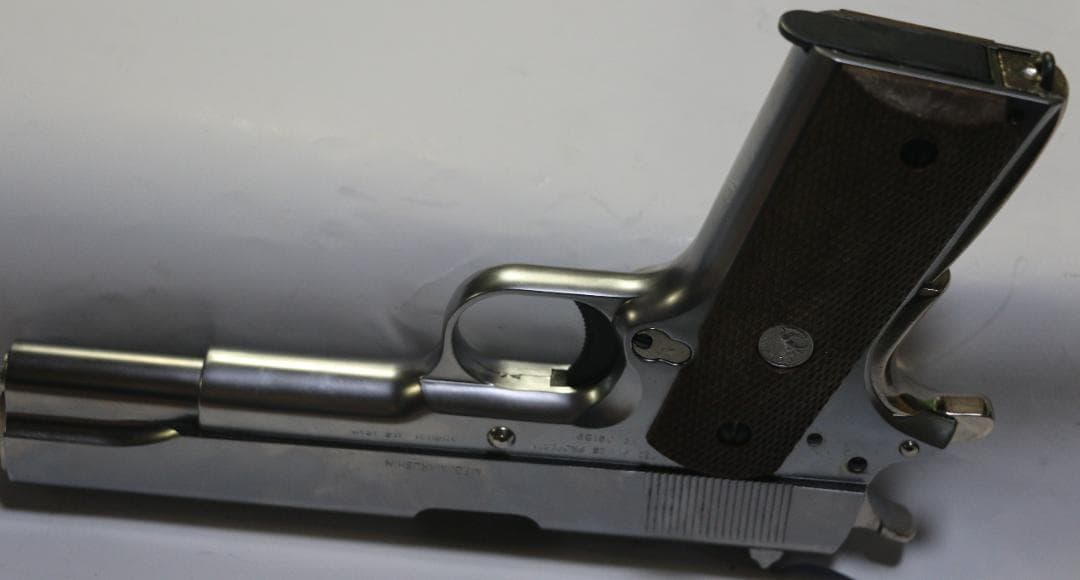 マルシン製ABS樹脂モデルガン 　コルト・ガバーメント　シルバー　SPG 合法品