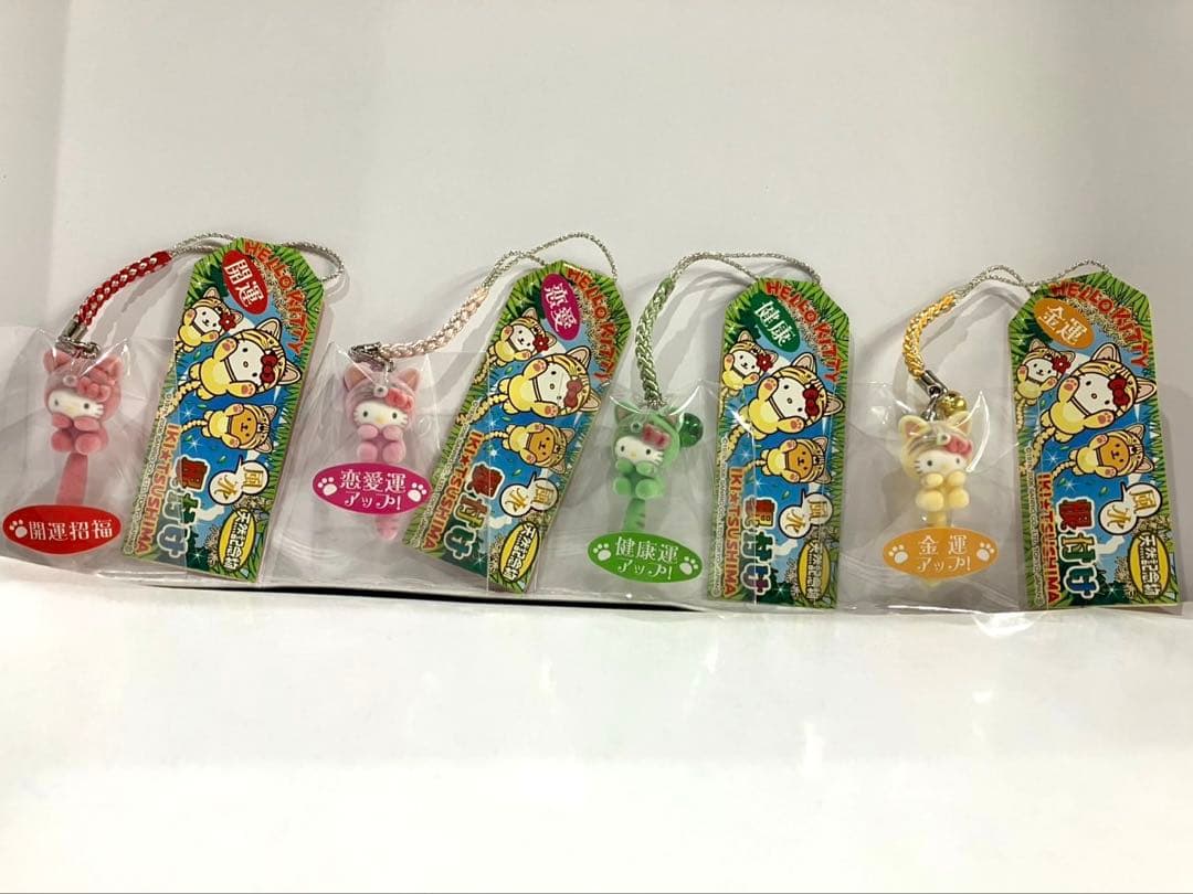J*_様 ハローキティ 根付 ストラップ 開運 壱岐・対馬 天然記念物 津島ネコ
