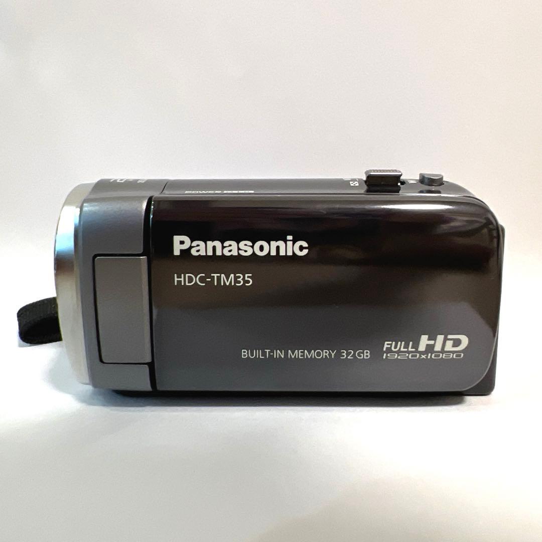 Panasonic HDC-TM35 ビデオカメラ 純正ケース付