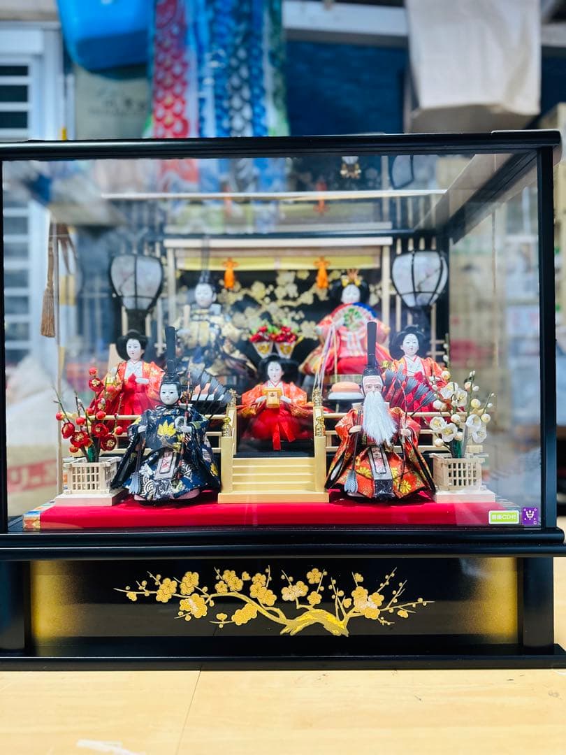 雛人形 ガラスケース付き