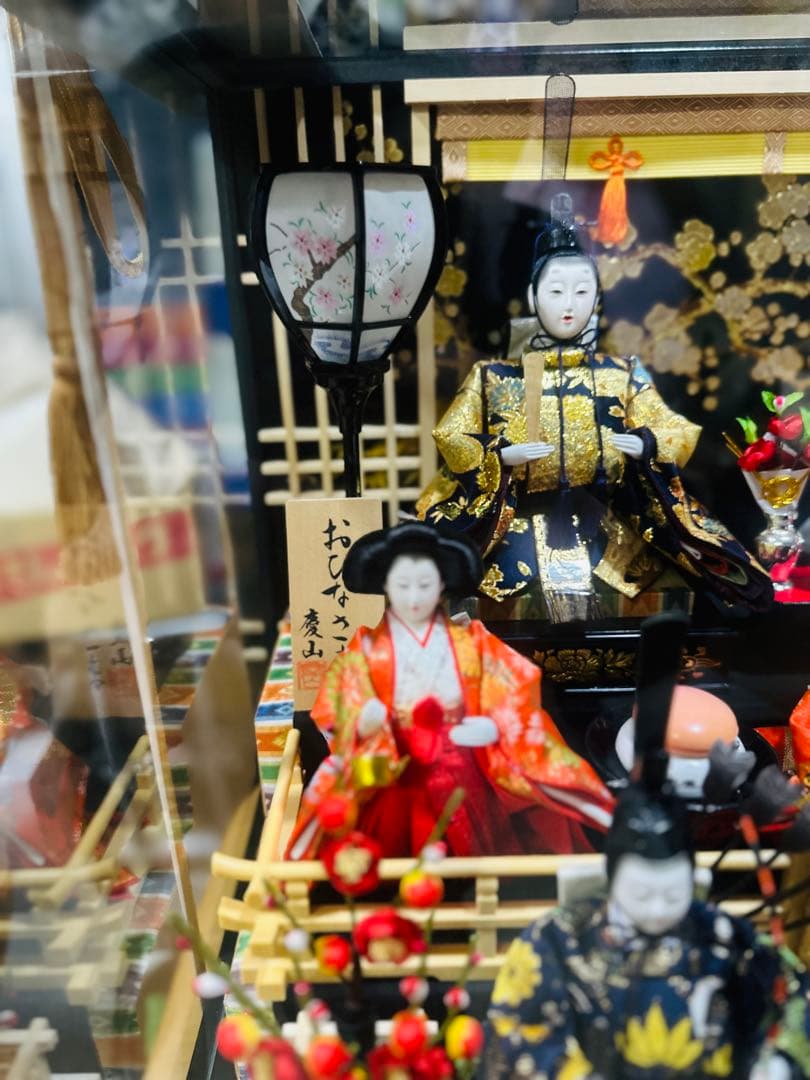 雛人形 ガラスケース付き