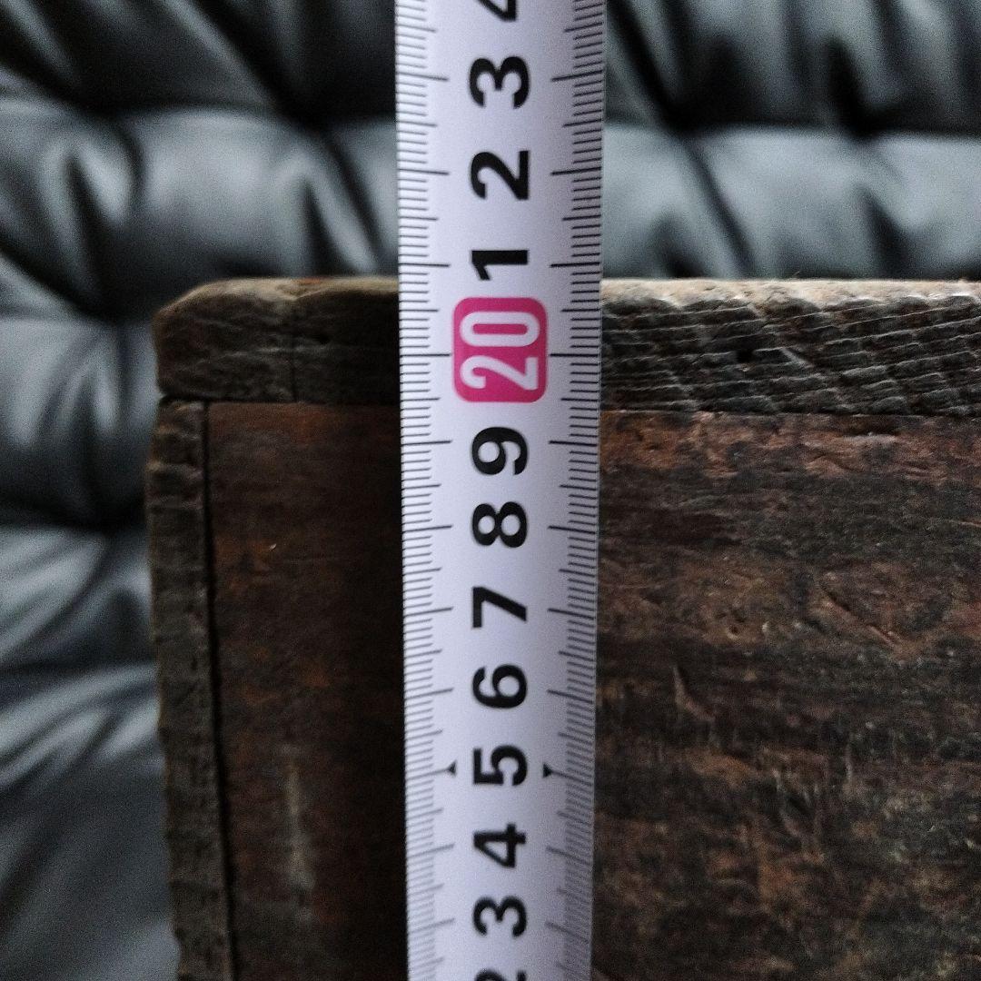 古道具 自転車店 作業箱 木箱 昭和レトロ