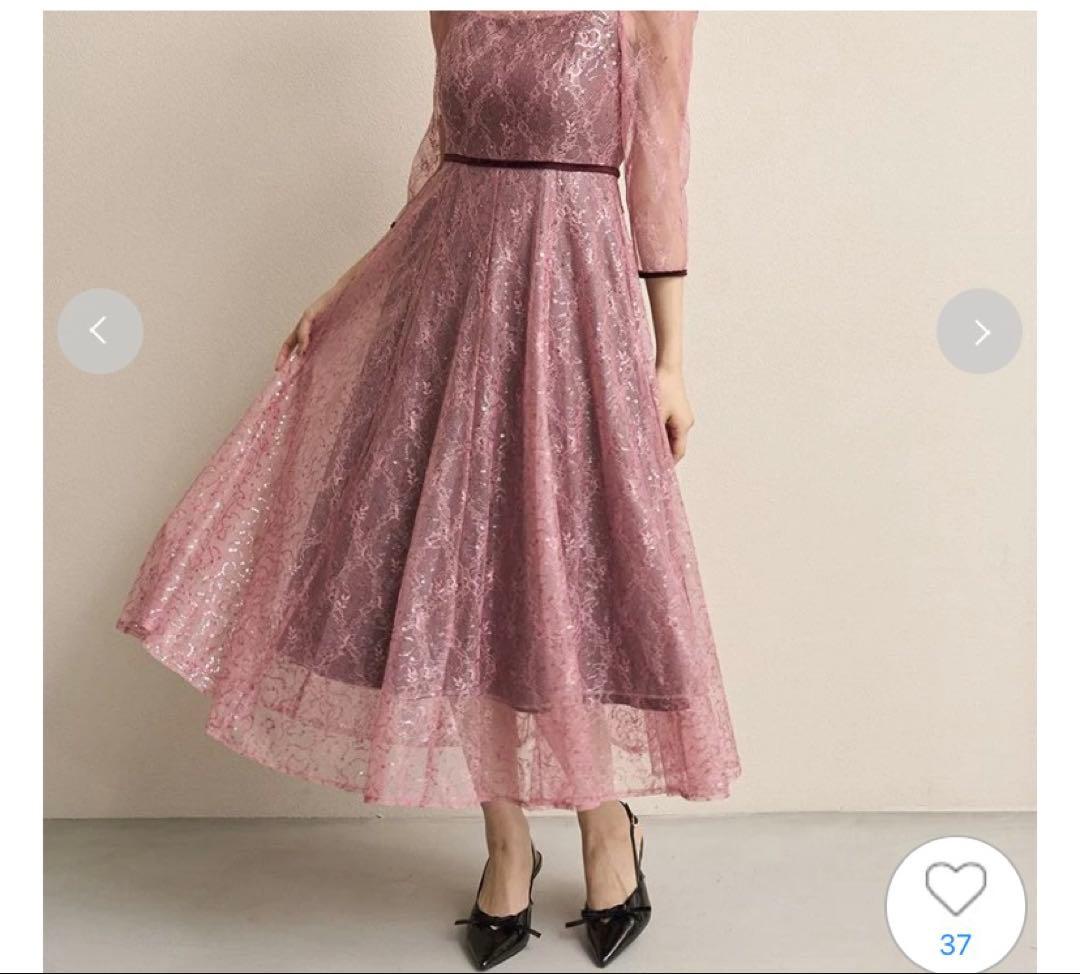 SN IDEL スパークルレースドレス