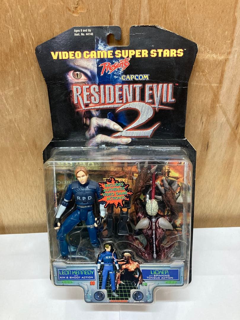 バイオハザード2 レオン & リッカー フィギュア 【トイビズ・貴重未開封品】