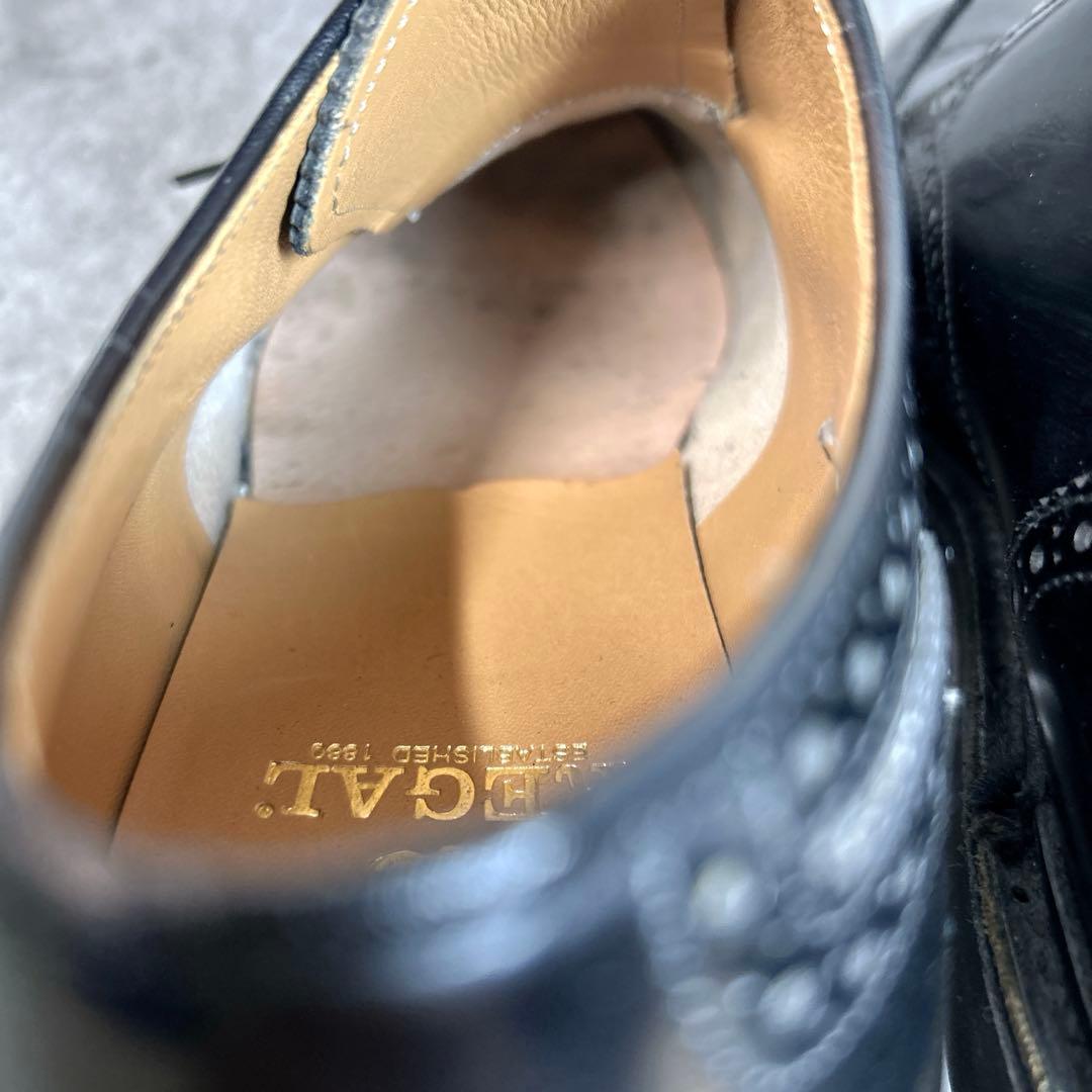 極美品【REGAL】ビジネスシューズ/JU17/メダリオン/ウイングチップ/革靴