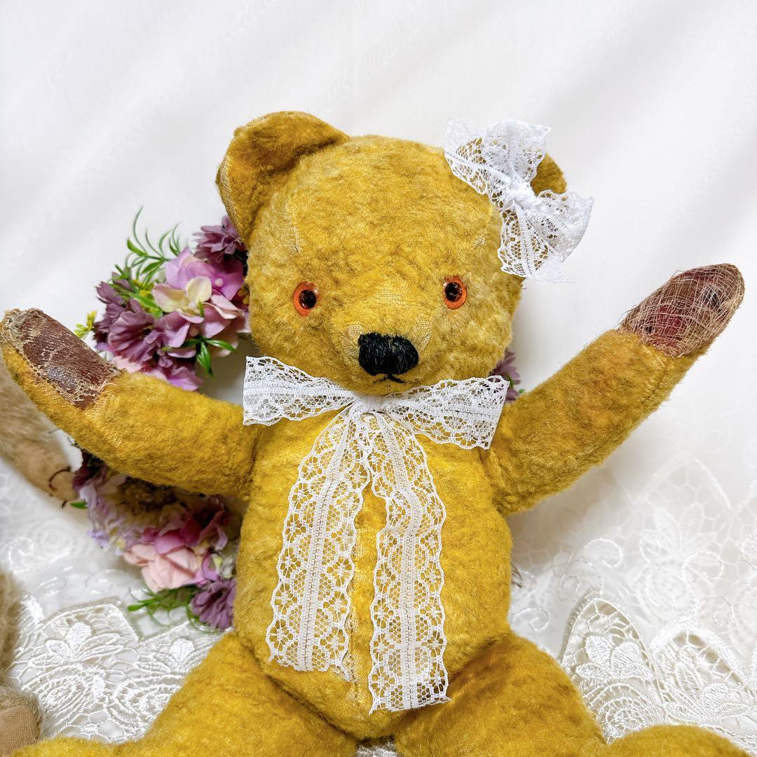 ❤️愛されチャドバレーベア❤️1950年頃　テディベア　アンティークベア　ビンテージ