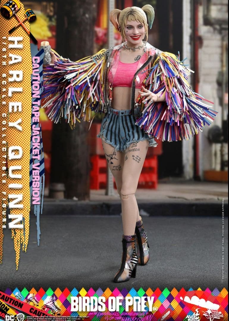 新品　ホットトイズ　1/6　ハーレイ・クイン　コーションテープ版