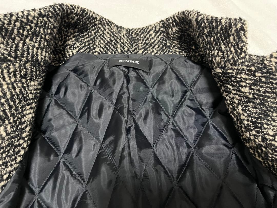 SINME パデットジャケット ウール コート