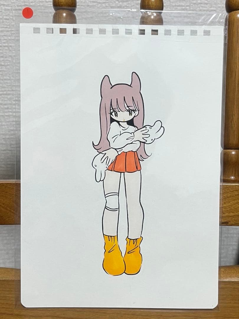 【最終価格】田中かえ イラスト 原画 サイン入り 極美品