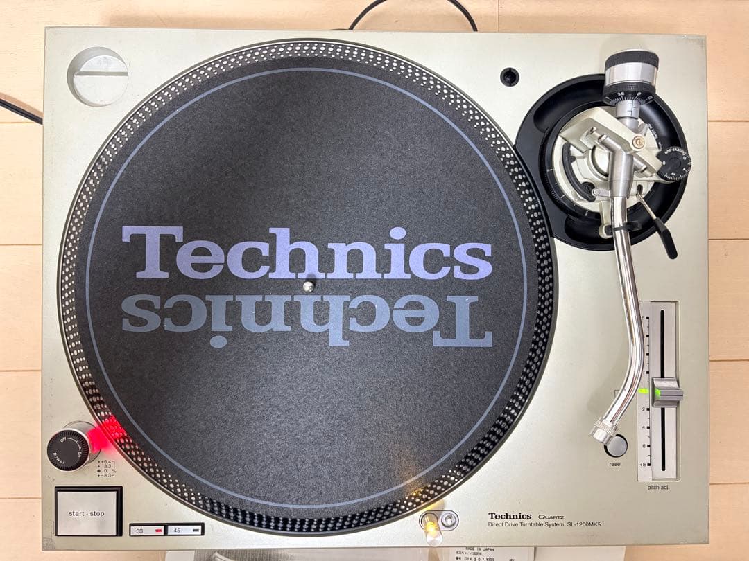 【整備済】Technics sl 1200 mk5 ターンテーブル