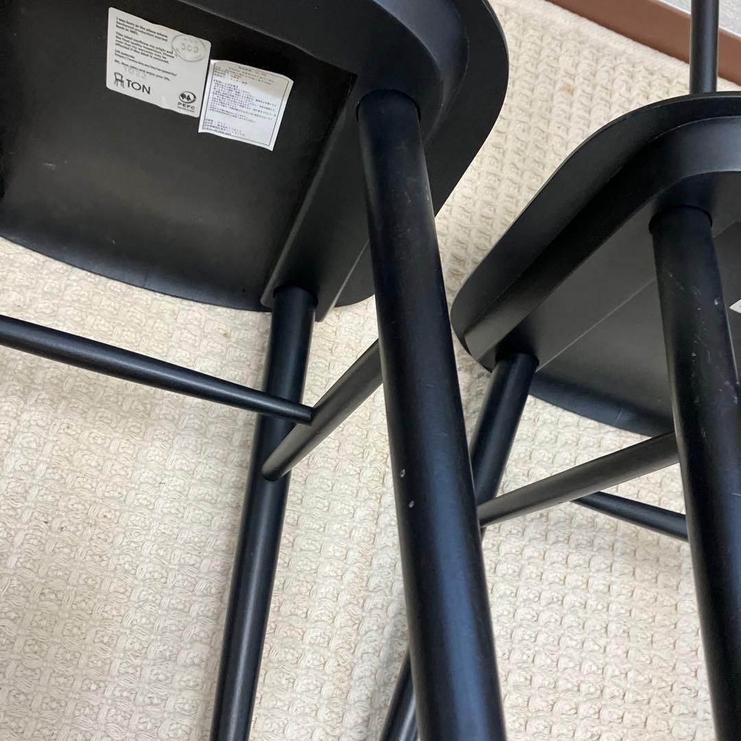 TON トーネット ウィンザーチェア 黒　ブラック　2脚セット