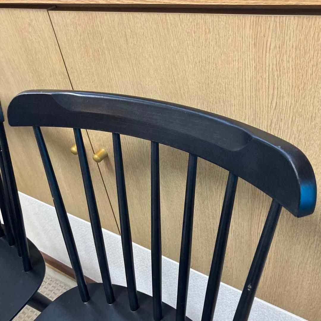 TON トーネット ウィンザーチェア 黒　ブラック　2脚セット