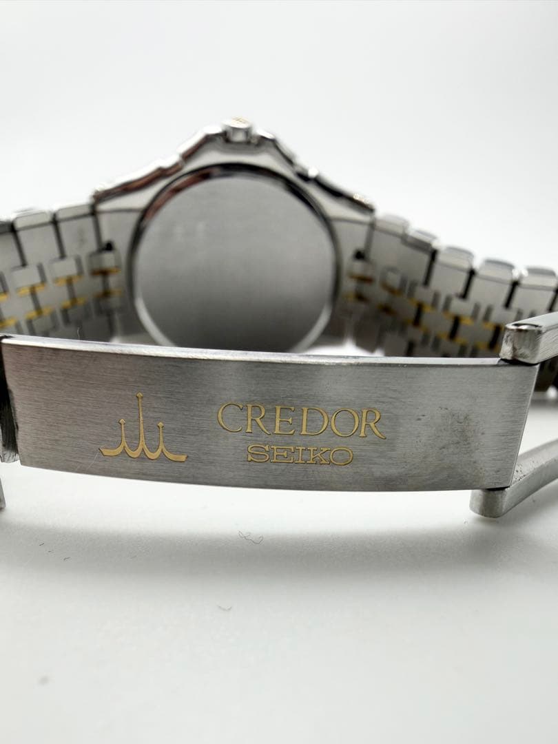 セイコー クレドール 18KT+ST 8J81-6A20 クォーツ メンズ