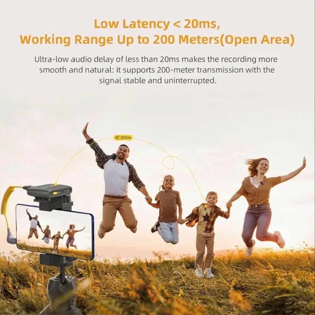 TRYMS iRay DW40 ワイヤレスマイク 4ch 無線マイク 200m