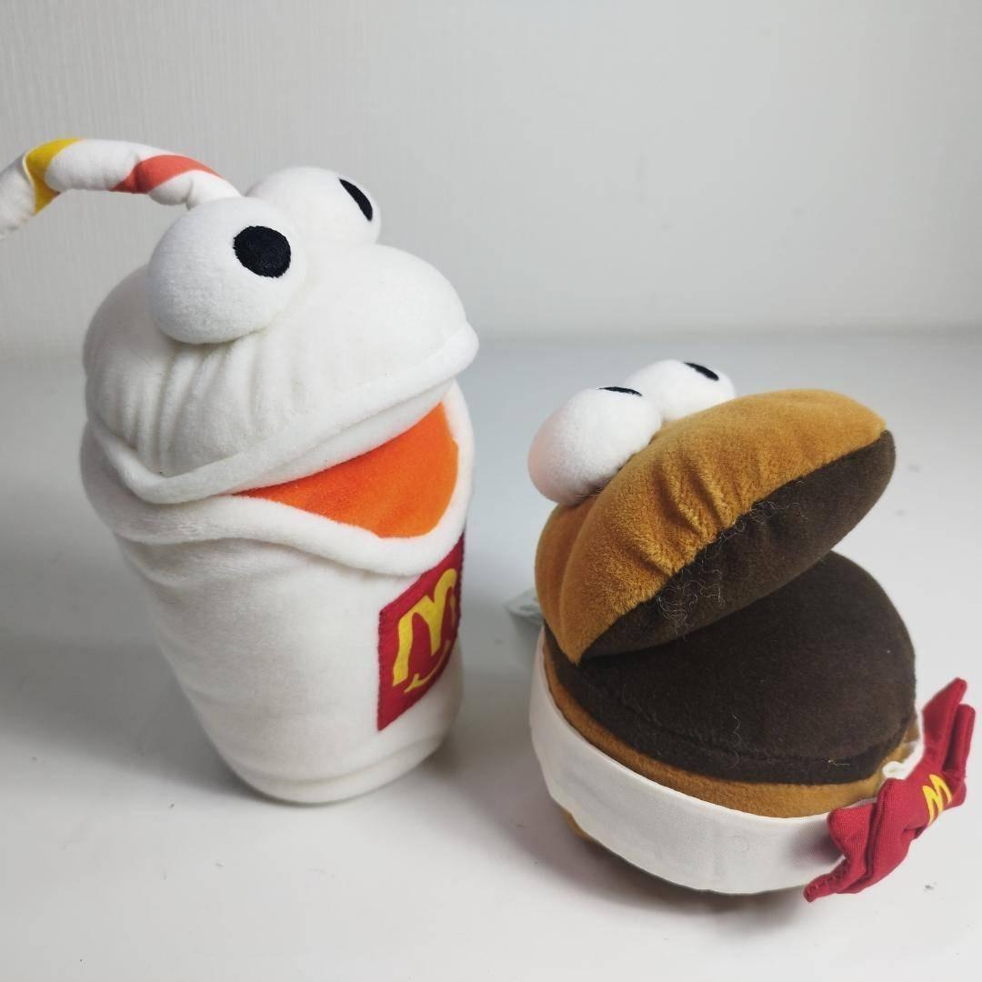 マクドナルド ぬいぐるみ ビンテージ 3点セット ハンバーガー ハッピ I0T7