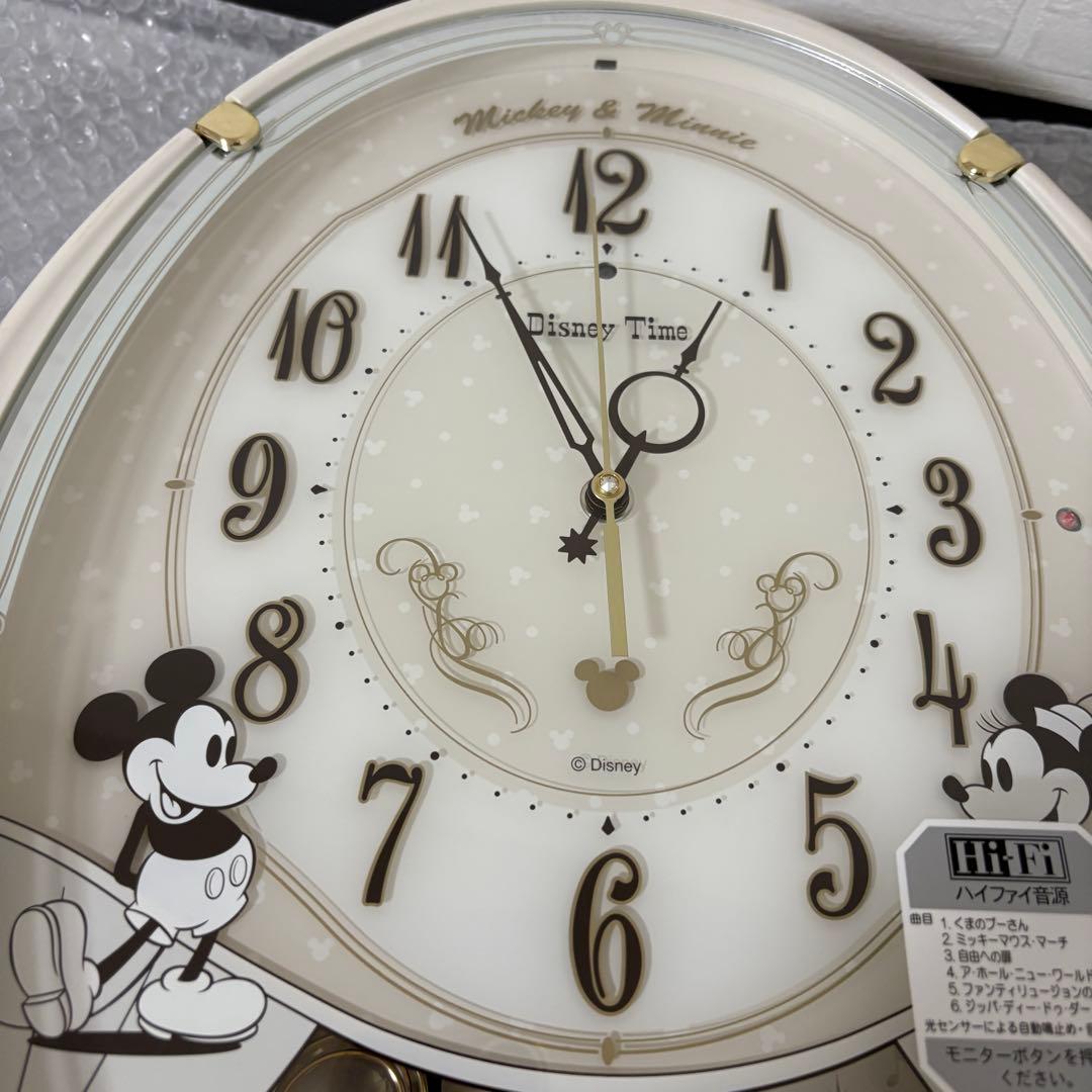 SEIKO ディズニー 電波掛時計 FW579W ミッキー&フレンズ セイコー
