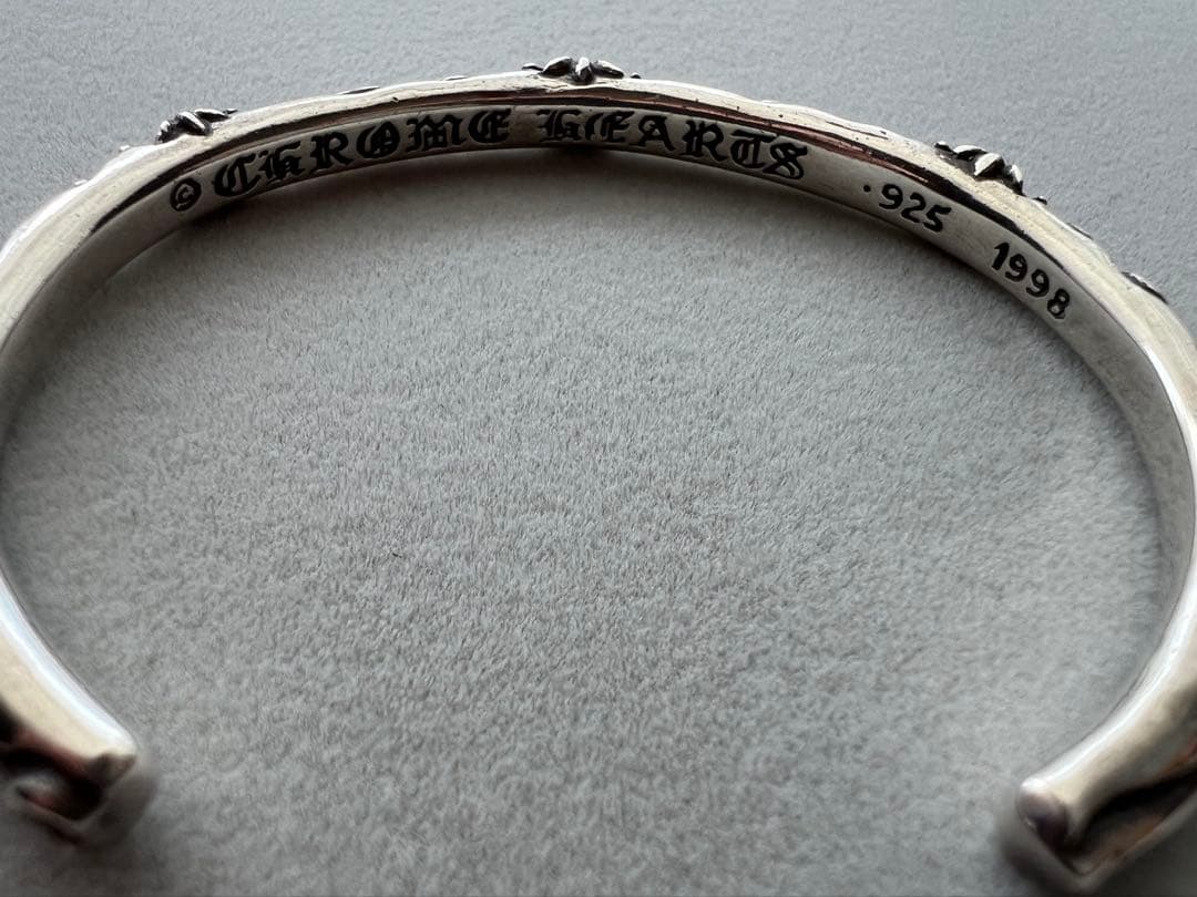 鑑定済み　Chrome hearts SBTバングル