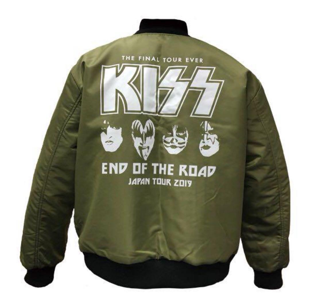 【デッドストック】KISS 会場限定 リバーシブルMA-1 ジャケットL