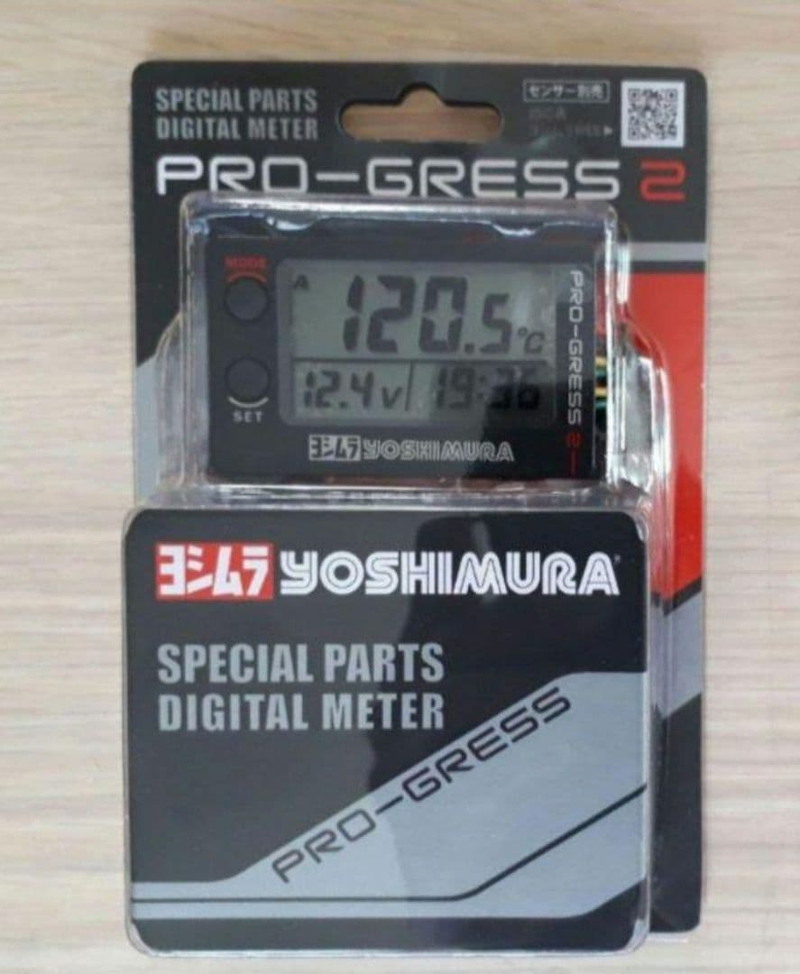 3点B　ヨシムラ油温計　PRO-GRESS2 マルチテンプメーター 油温センサー