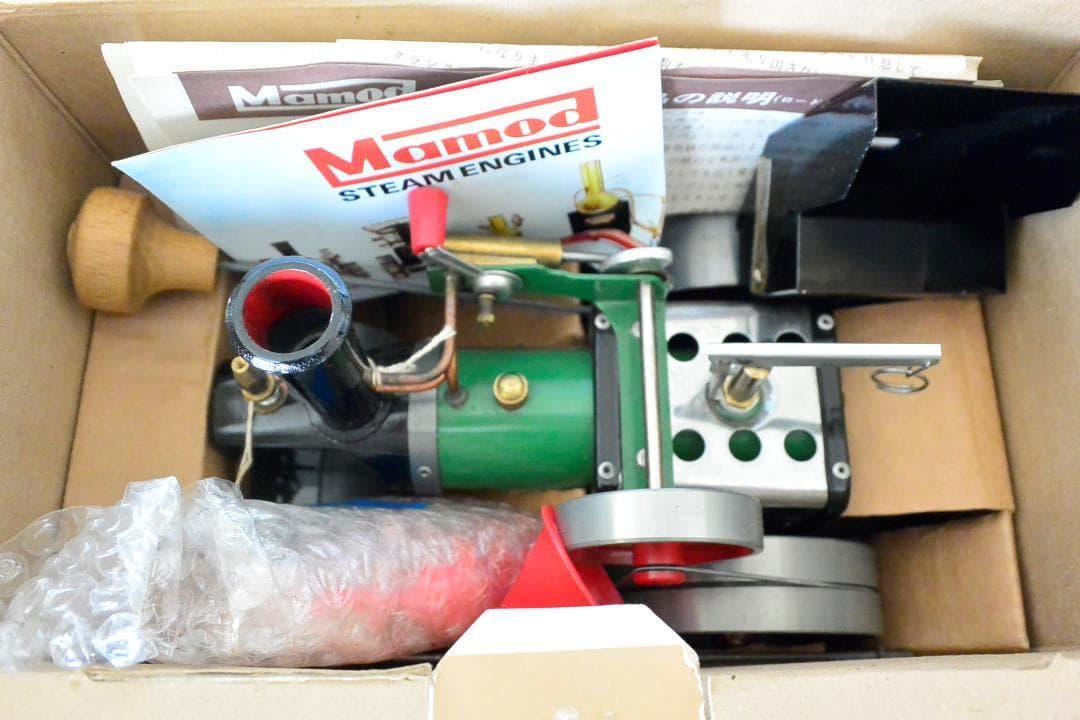 希少未使用☆Mamod社製スチームエンジン【スチームローラー】イギリス製 蒸気