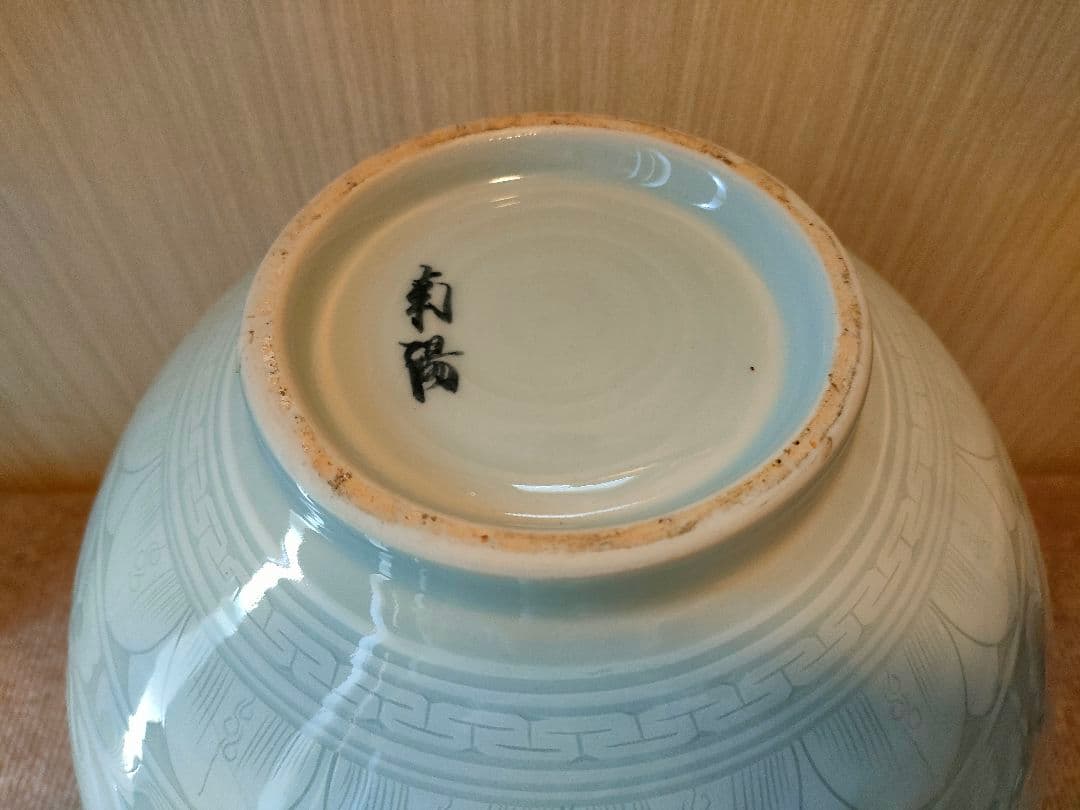 青磁　花瓶　壺　韓国　大きい壺 値下げしました