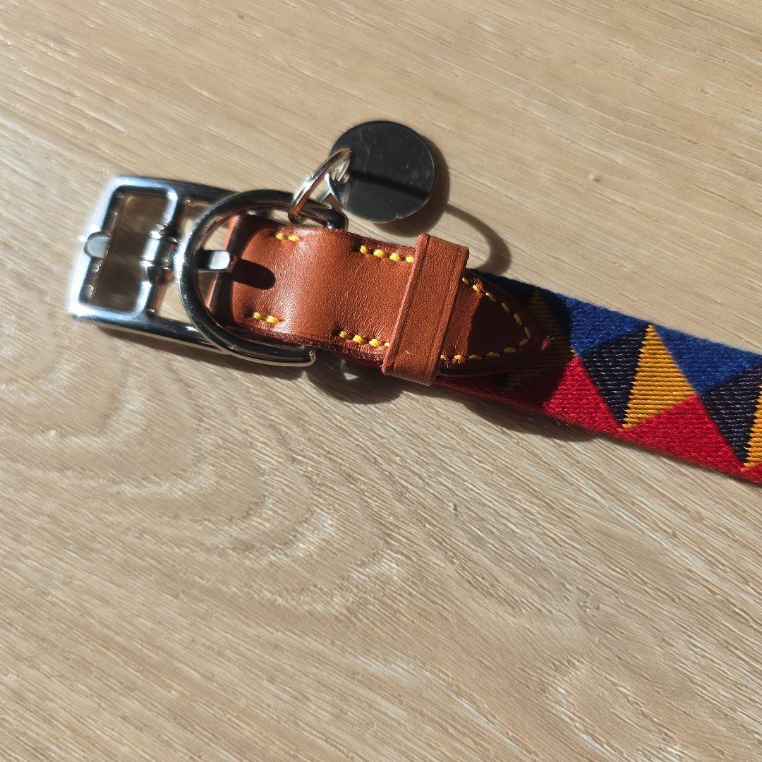 レ*オ様 エルメス HERMES 犬用首輪 メドールII パイユ　犬　首輪　ハー