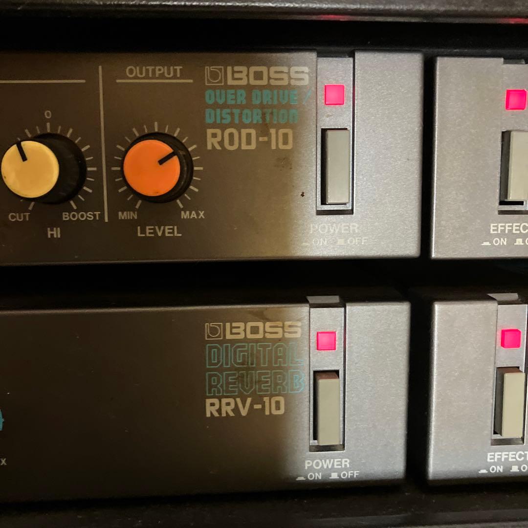 BOSS エフェクター、イコライザー、リバーブ　4体&専用ラック　セット　中古