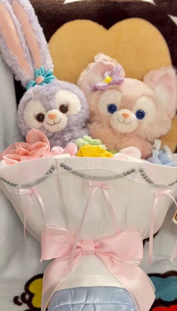 写真子発送❣️上海ディズニー新作　リーナベルステラルーお花　ぬいぐるみ