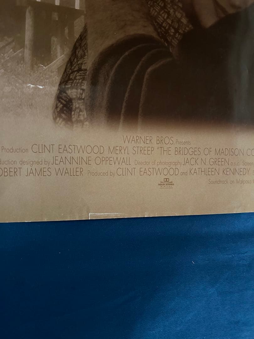 マディソン郡の橋　USオリジナル映画ポスター