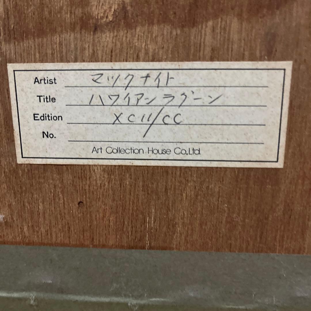 トーマスマックナイト　　ハワイアンラグーン