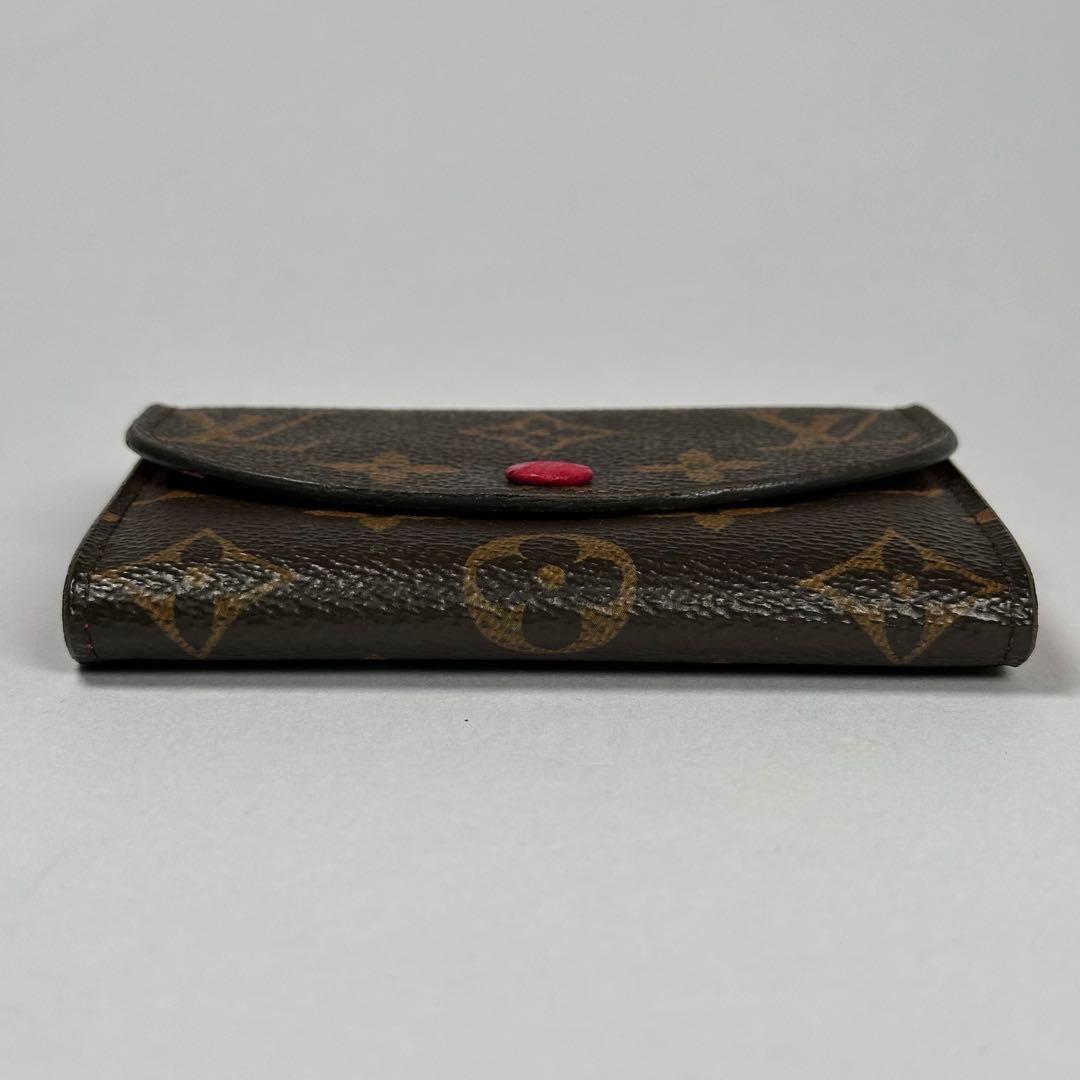 ルイヴィトン モノグラム ポルトモネロザリ フューシャ カードケース