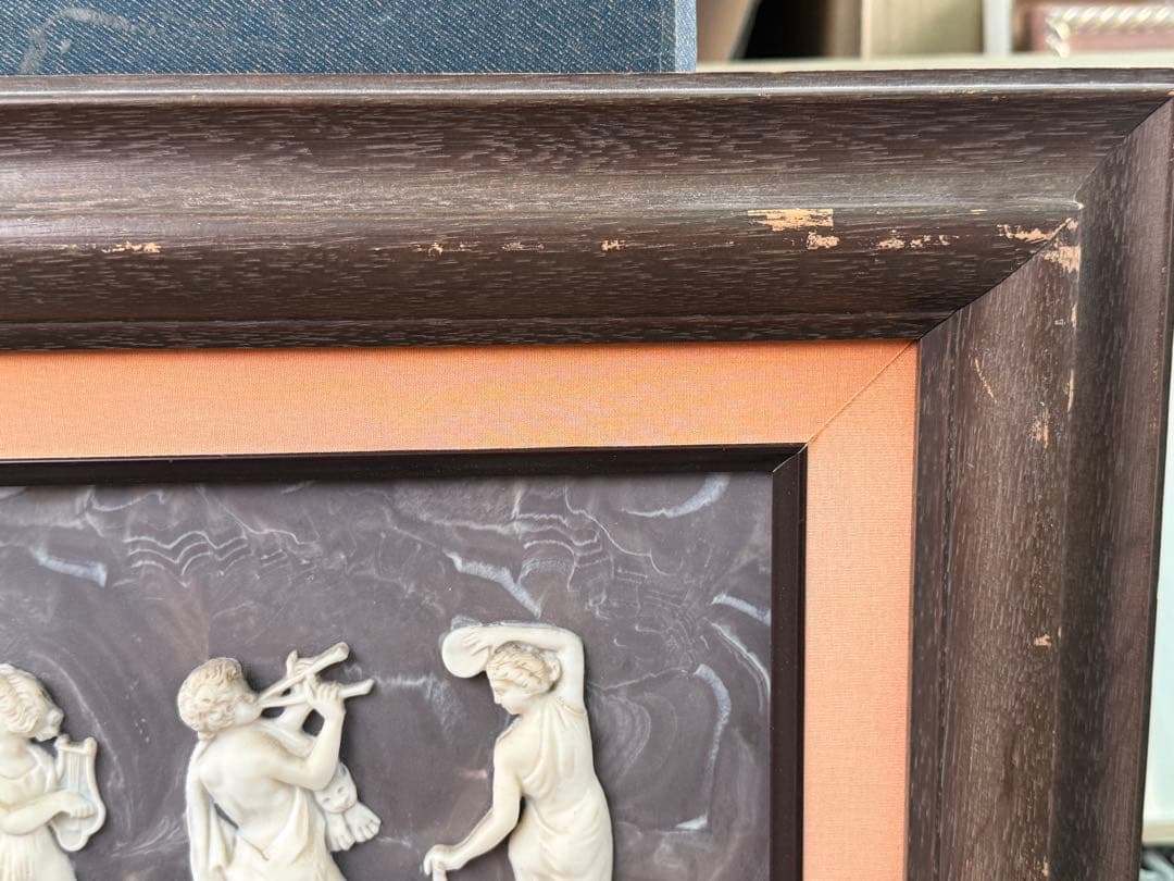 インコレ　カメオアート　額装　バッカなリアン　送料込み250328