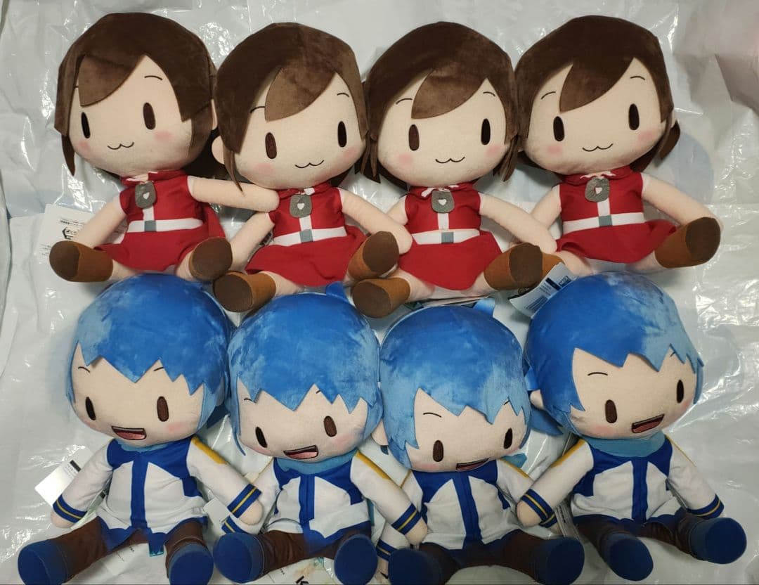 初音ミクシリーズ ふわぷち LLぬいぐるみ KAITO MEIKO 計8点