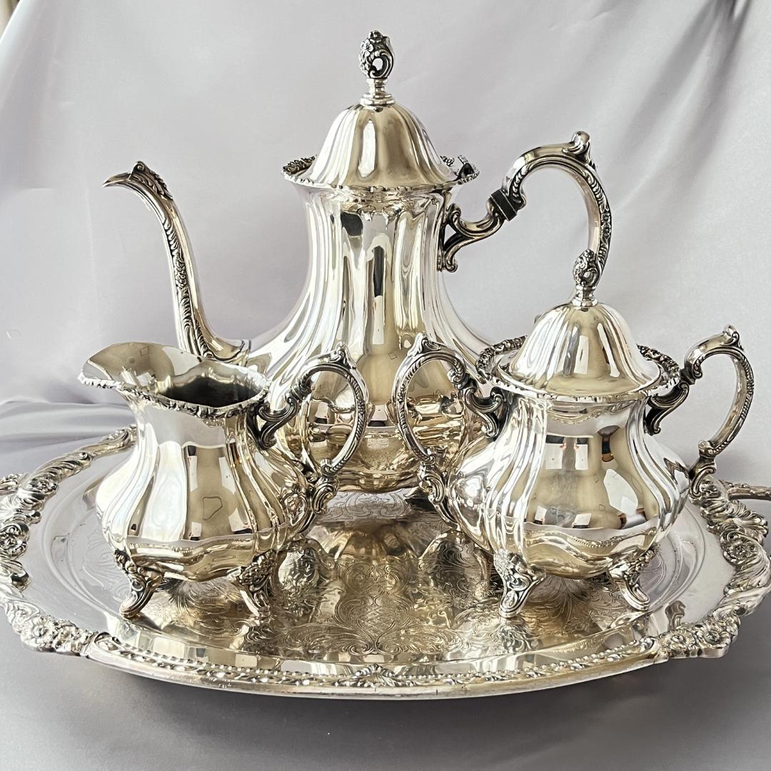 【Lancaster Rose】 ビクトリアンのティーサービス 3点